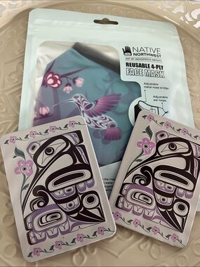 Northwest "Spirit Messenger" Collection Bundle – Mask & Embossed Magnets